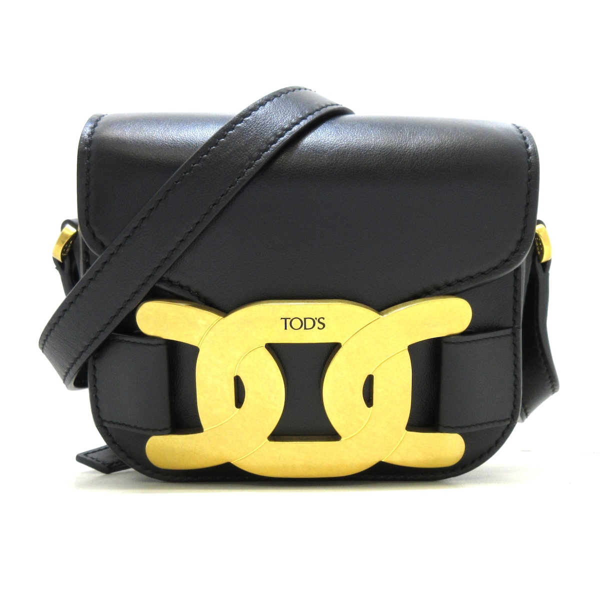 トッズ/ショルダーバッグ/ケイト レザー クロスボディ バッグ ミニ/黒