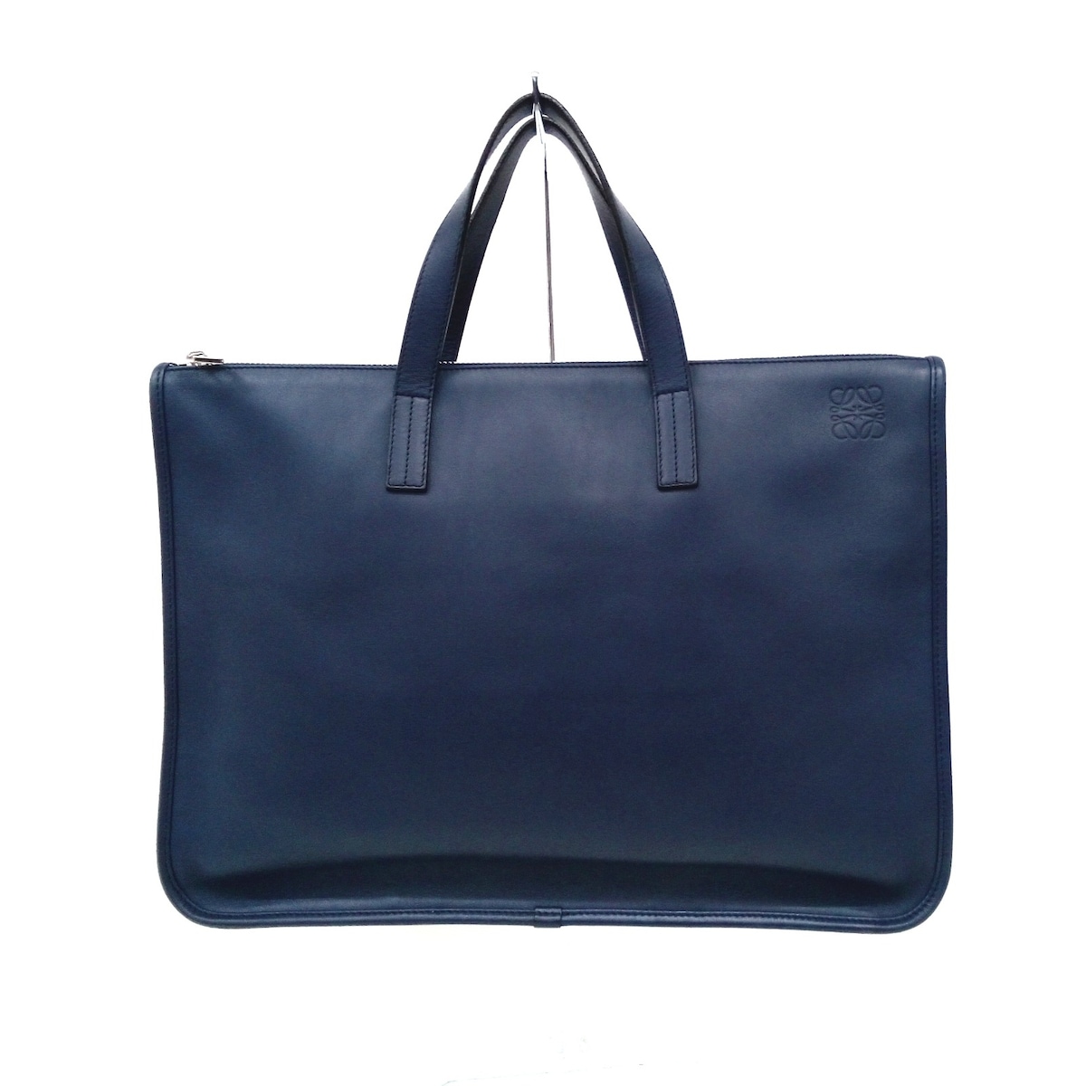 ロエベ/ビジネスバッグ/ニュートレド ブリーフケース/ネイビー/レザー