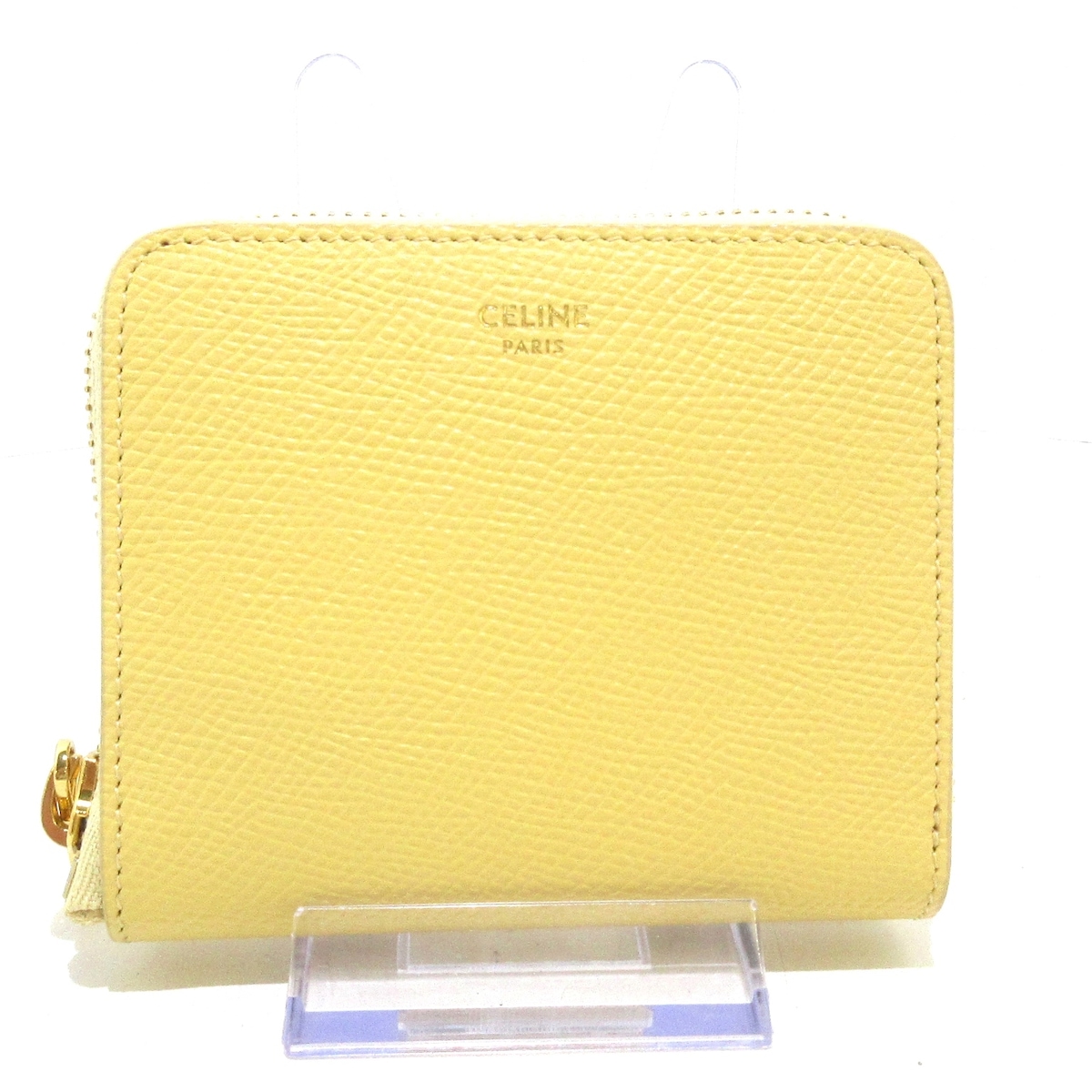 セリーヌ/2つ折り財布/スモール ジップウォレット/ポレン(ライト