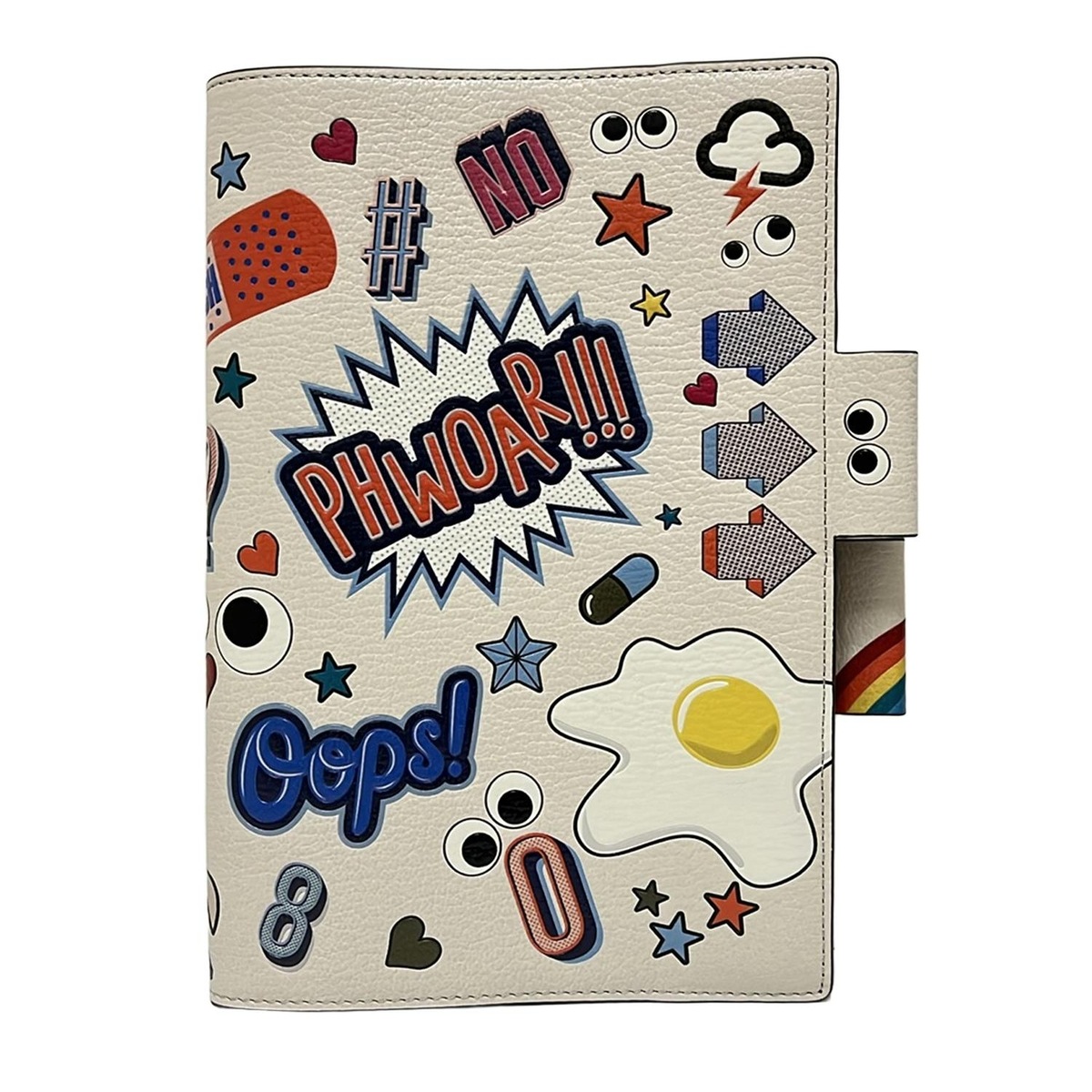 アニヤハインドマーチ/手帳/A5 オールオーバーステッカー ジャーナル