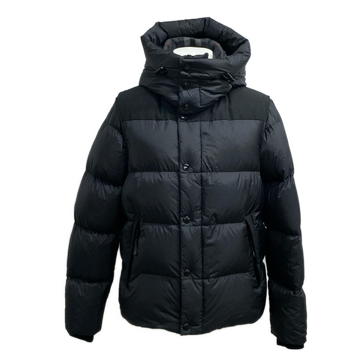 バーバリーロンドンイングランド/ダウンジャケット/黒/サイズ：XSの