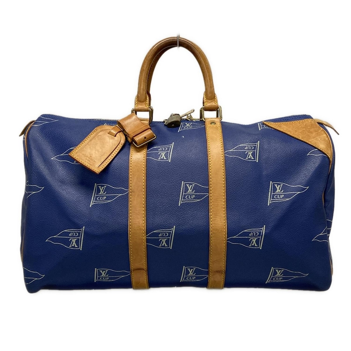 ルイヴィトン/ボストンバッグ/キーポル45/サンディエゴブルー/合皮