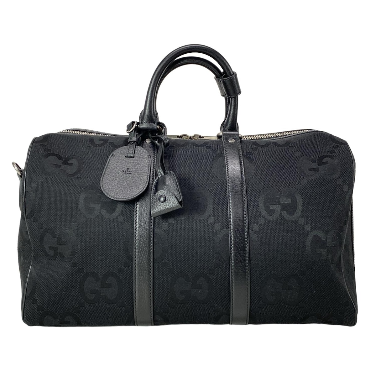グッチ/ボストンバッグ/ジャンボGGスモールダッフルバッグ/黒
