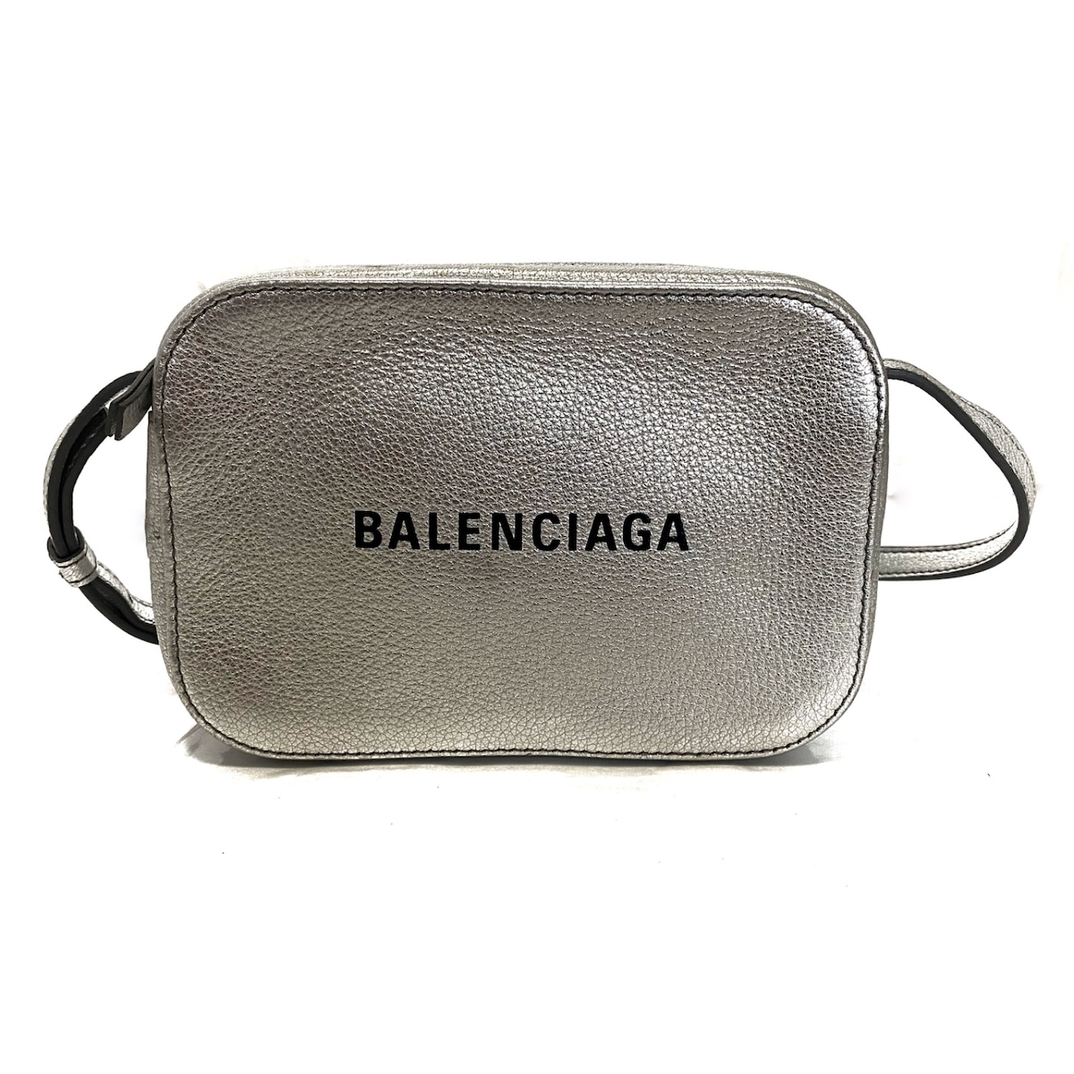 バレンシアガ/ショルダーバッグ/エブリデイ カメラバッグ XS/シルバー