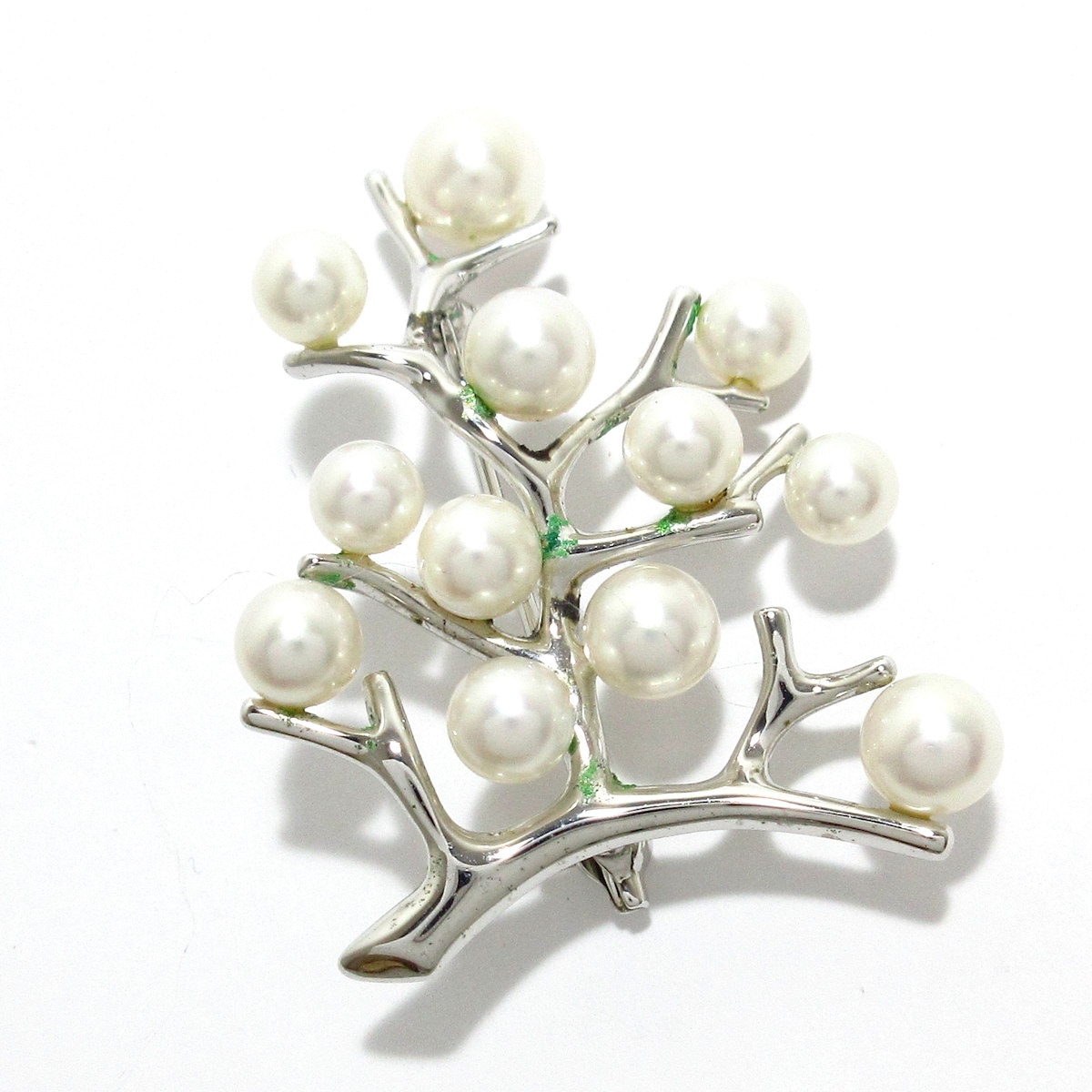 ミキモト/ブローチ/シルバー×アイボリー/幸福の木の買取実績【ブラン