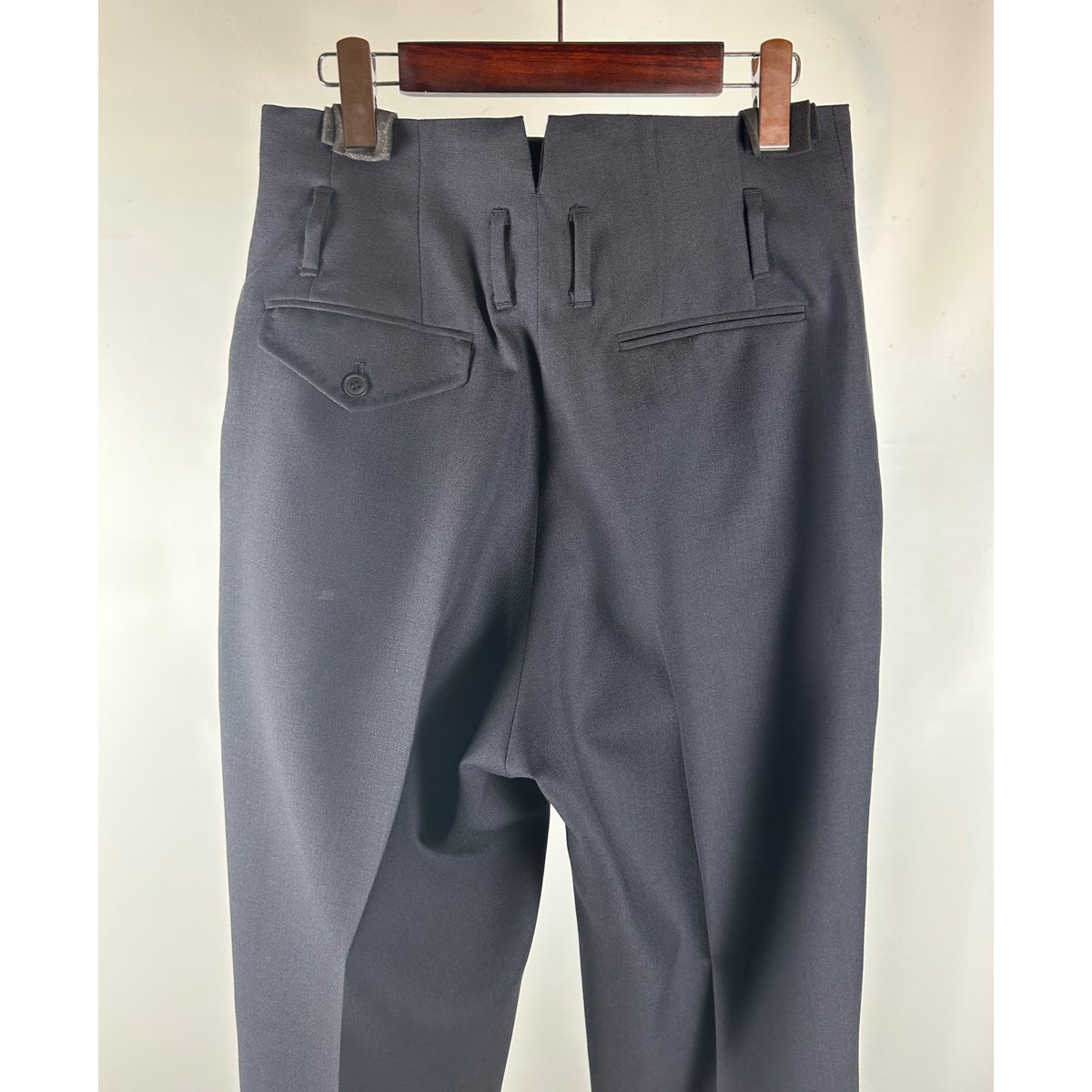 TOGA virilis / SUITING WOOL PANTS | glitter ON