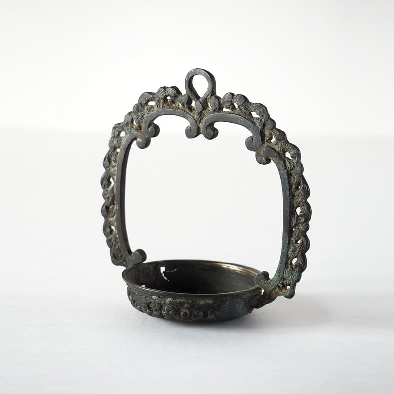 no613 銅の燭台 | 古道具店 呱々