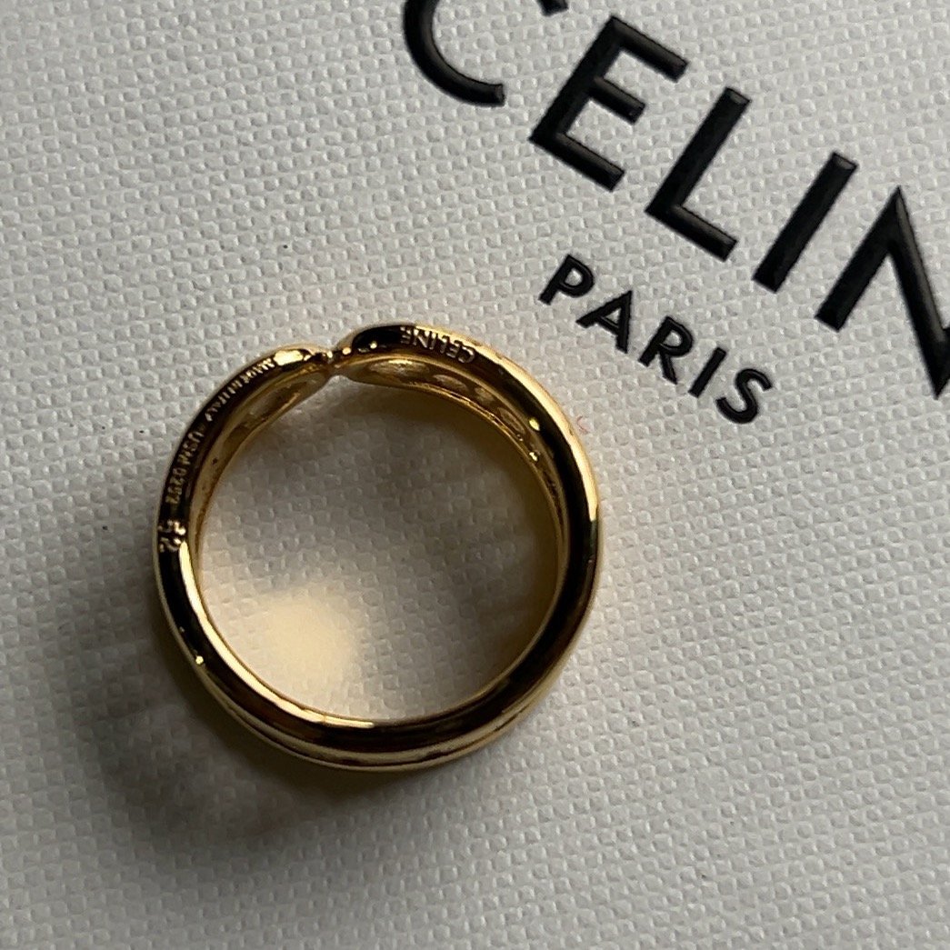 CELINE セリーヌ マイヨン トリオンフ マルチリング / ゴールド