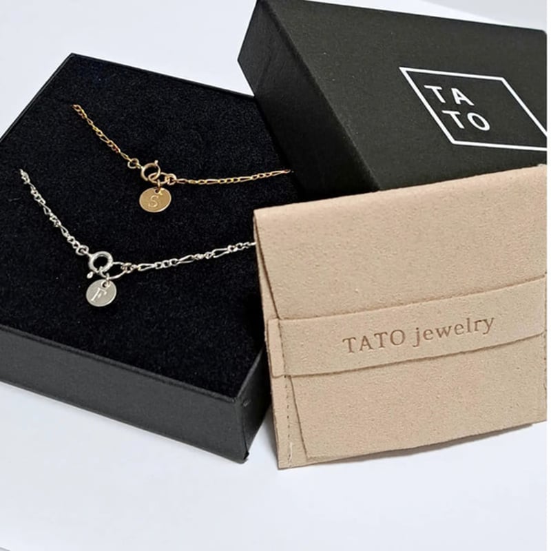 イニシャルペアネックレスセット【ペア】 | ナンバー（数字）と