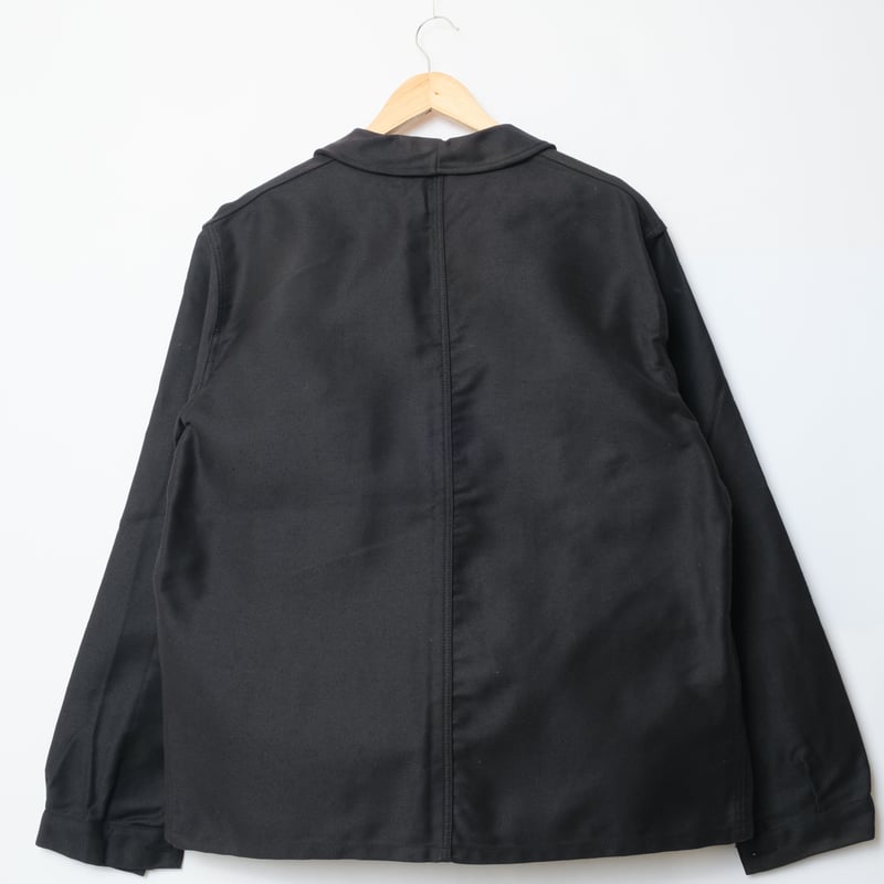 50-60s Le Mont St Michel Black Moleskin Jacket