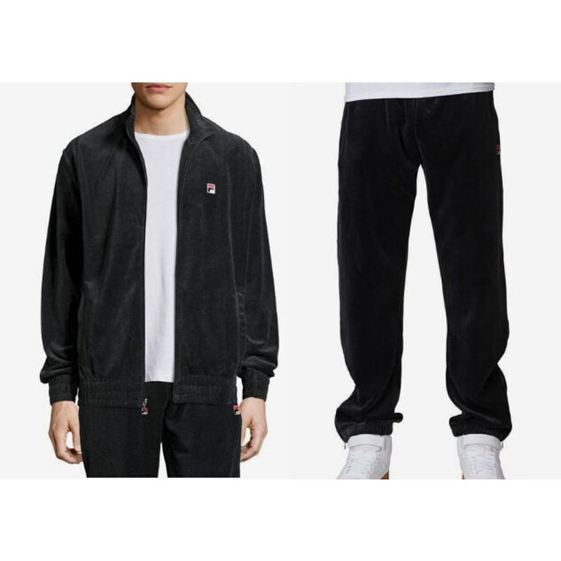 アメリカ限定 FILA フィラ Velour ベロア 上下 セットアップ 黒