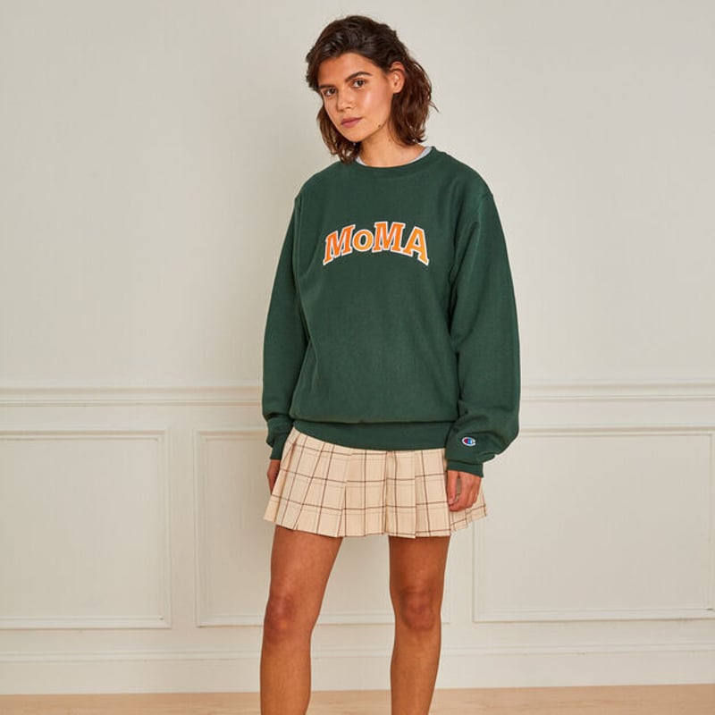 MoMA x CHAMPION モマxチャンピオン リバースウィーブ クルーネック