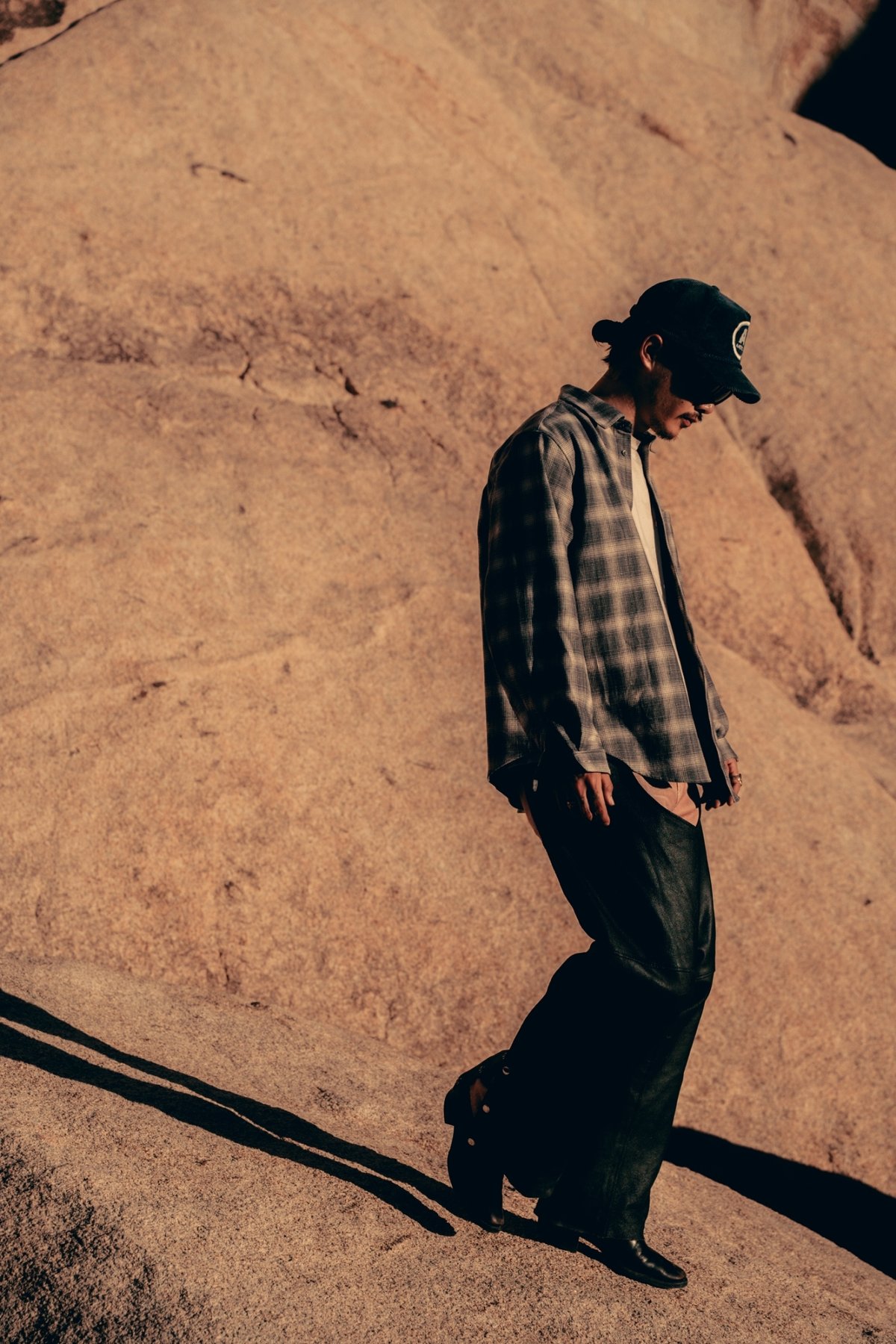 TSY ORIGINAL OMBRE CHECK SHIRTS【BLACK TAG】// GR