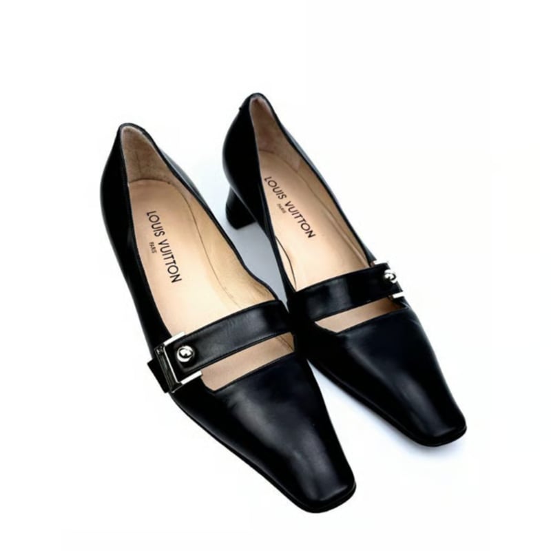 LV*ルイヴィトン✧パンプス๑チャンキーヒール*24.5〜25cm相当