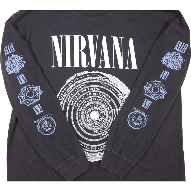 NIRVANA ニルバーナ ロンT 長袖 Tシャツ TULTEX製 ブラック