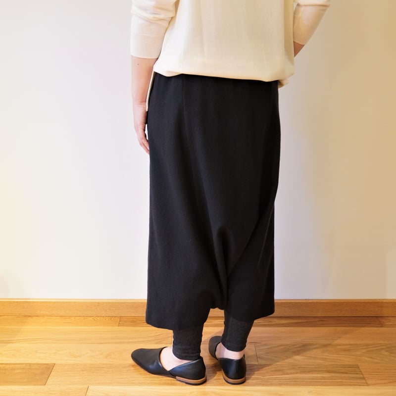 evam eva／ウールサルエルパンツ | Beignets Online