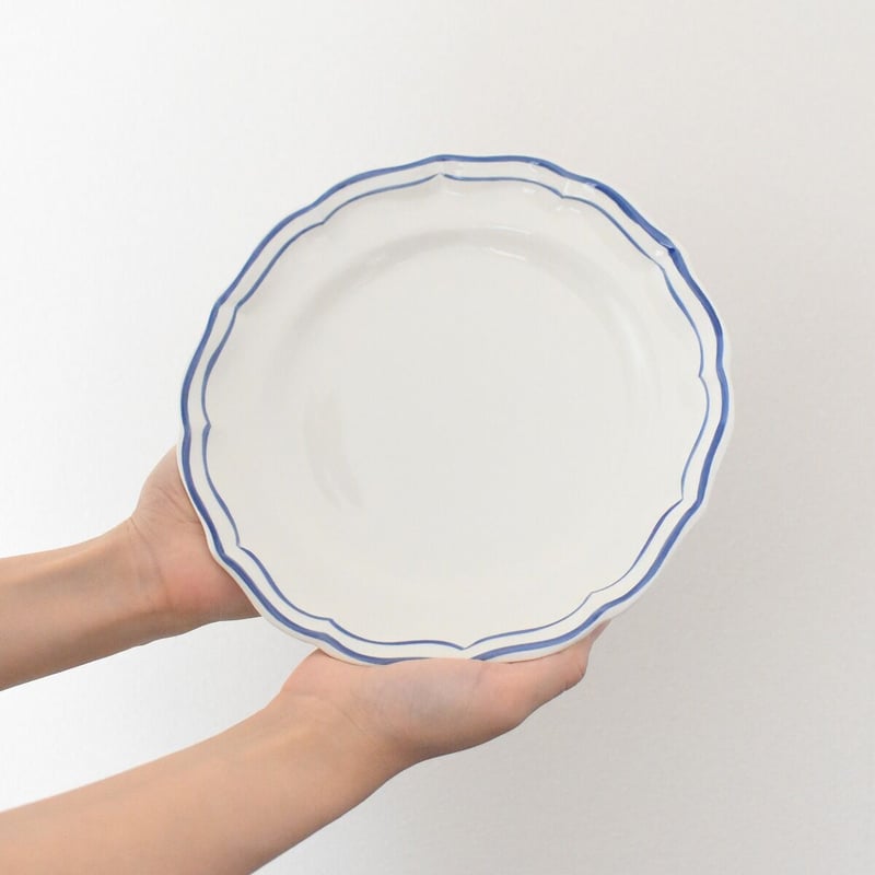 ジアンGien フィレ デザートプレート23㎝ ブルー | Milfelice tableware