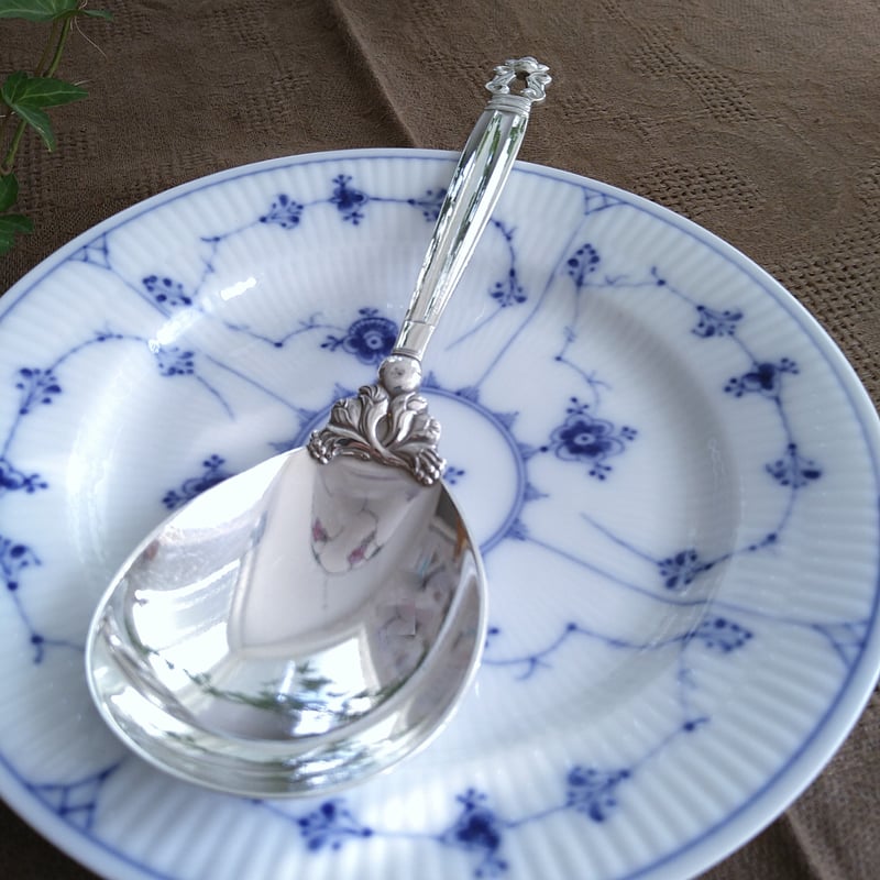 GeorgJensenエコーン特大スプーン長さ22.8㎝L/Acorn Large servi