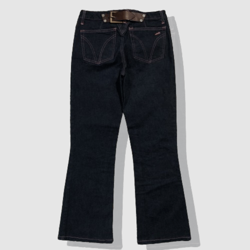 ドルチェ&ガッバーナ - D&G - ウエストレザーデニムパンツ | MoDeNeW