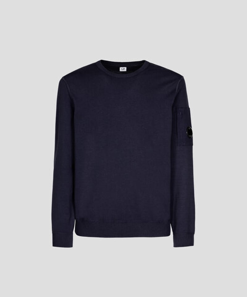 C.P.COMPANY】Cotton Crepe Crew Neck Knit | MICH