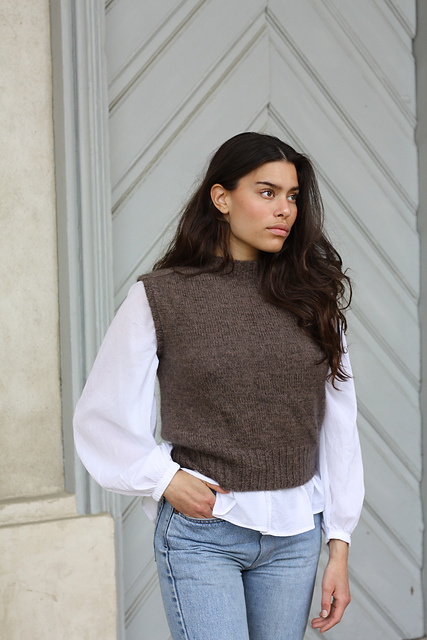 Ravelry: Olive's Vest - Adult pattern by Pernille Larsen
