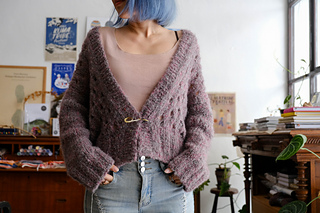 Ravelry: Polka Dot Cardi pattern by Midori Hirose