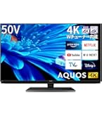 Amazon | シャープ 55V型 4K 液晶 テレビ AQUOS 4T-C55EN1 N-Black