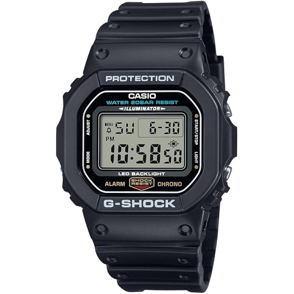 Amazon.com: G-Shock Casio Digital 5600 Series Black Resin Strap