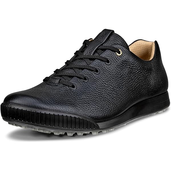 Amazon.com | ECCO Men's S Casual Lace Waterproof Golf Shoe, Black