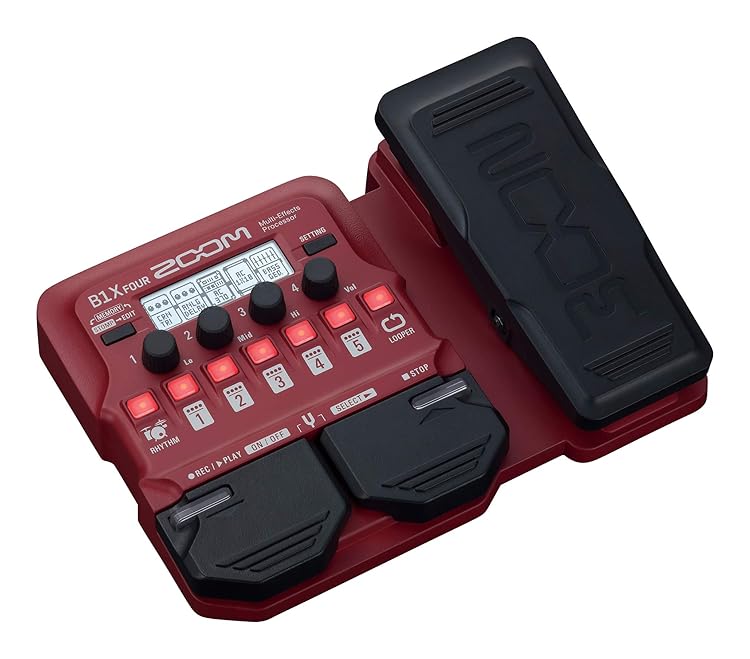 ZOOM B1X FOUR - 手頃なベース用マルチ「G1 FOUR」にペダルを搭載した