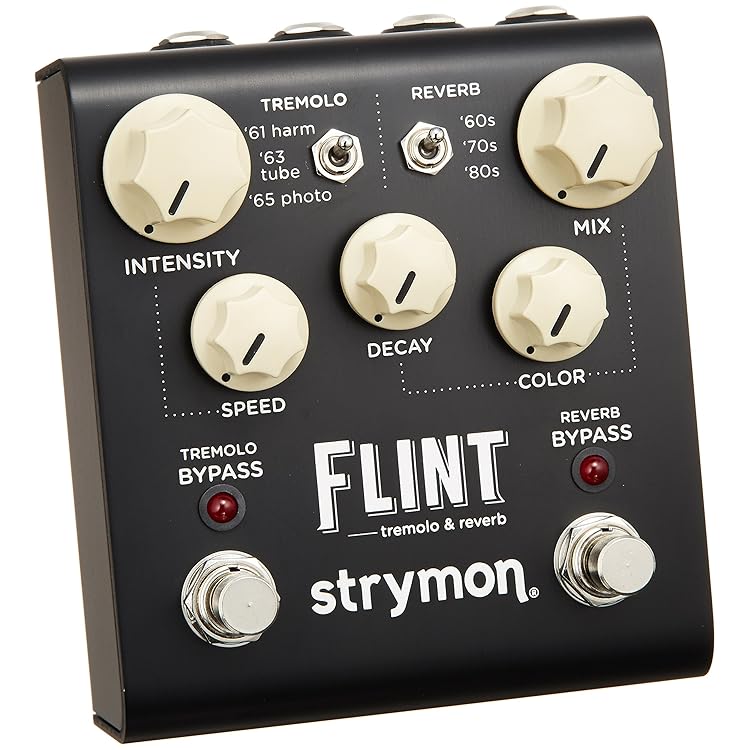 strymon FLINT - 3種類のクラシックトレモロと3種類のリバーブを装備