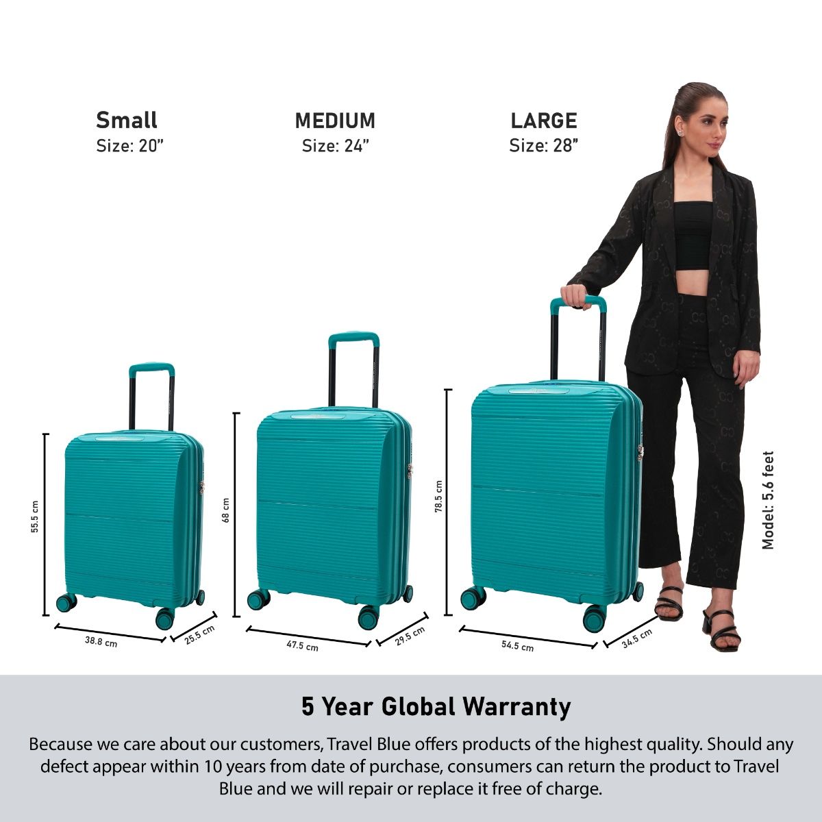 Buy Travel Blue Journey Jet Small, Medium and Large 3 Pcs set