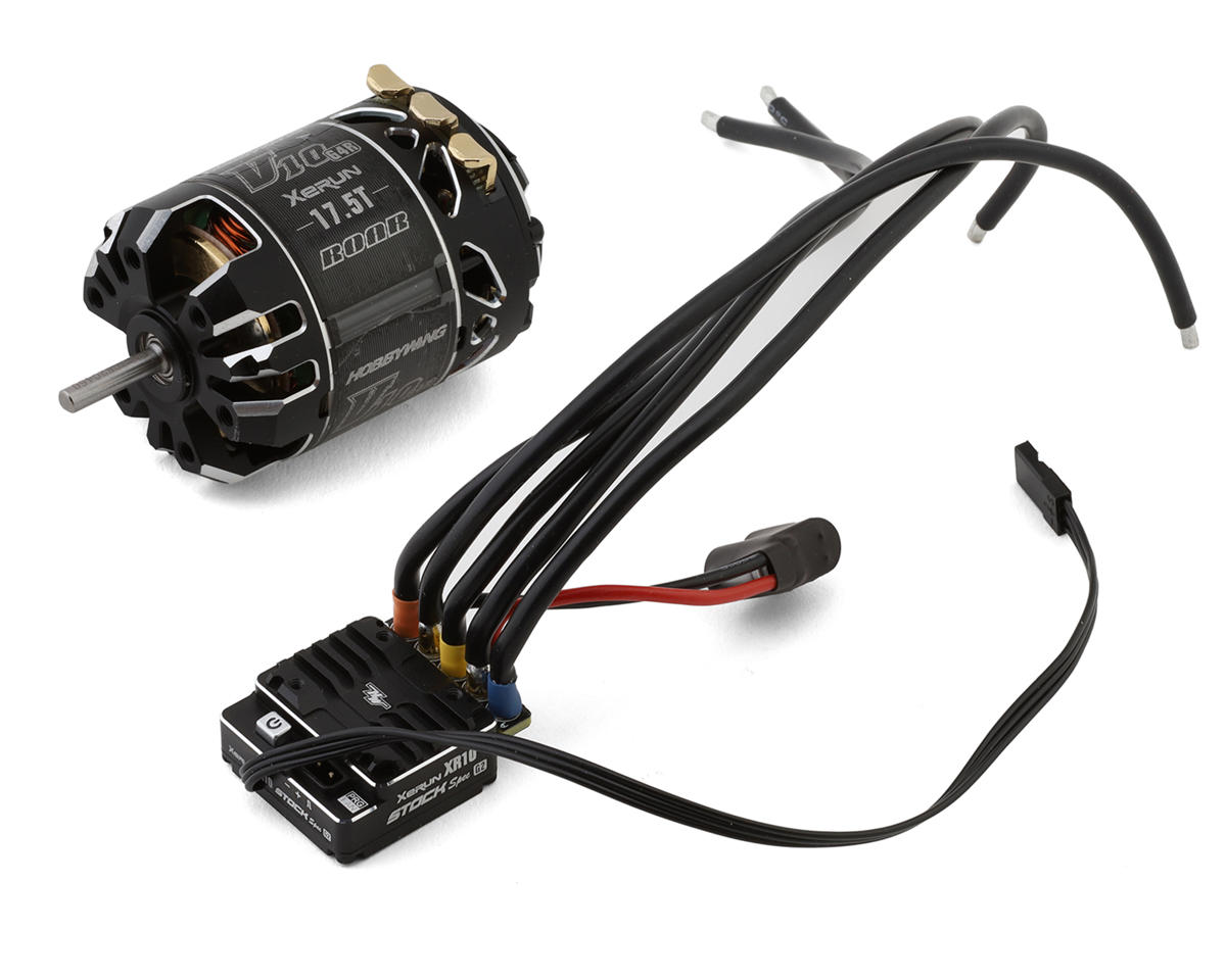 Hobbywing XR10 Stock Spec G2 Sensored Brushless ESC/V10 G4R Motor