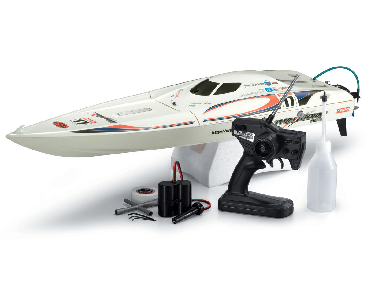 Kyosho & DENT: Kyosho GP Twinstorm 800 VE36 Readyset Nitro Boat w