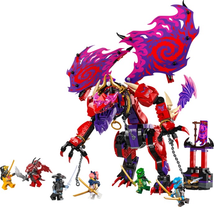 LEGO 71832 Thunderfang Dragon of Chaos | Brickset