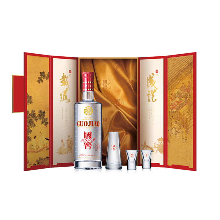 国窖52度1573专供礼盒装白酒(52%) 375ml_375ml_国窖