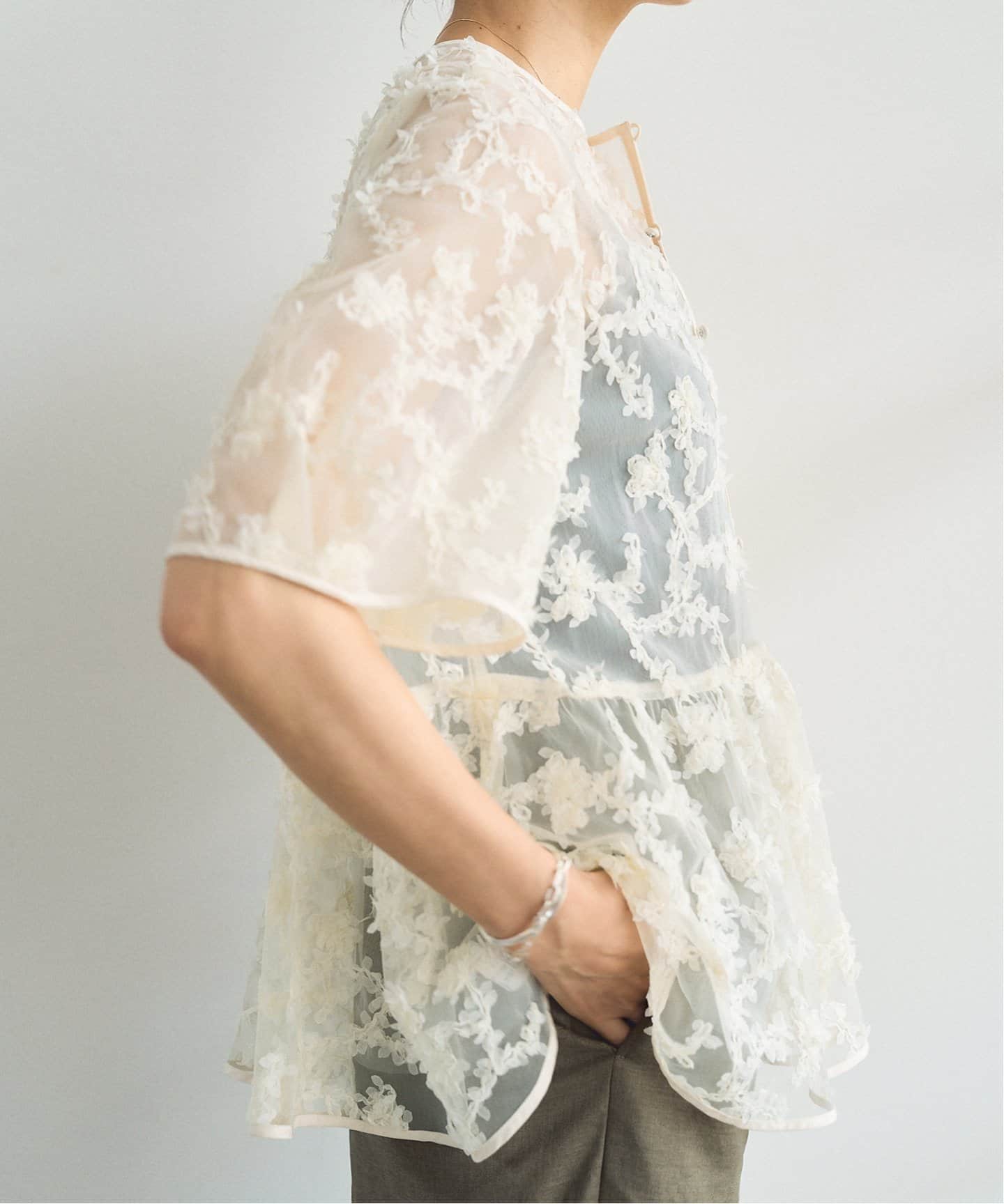 オールオーバーレースブラウス（シャツ／ブラウス）｜IENA（イエナ）の
