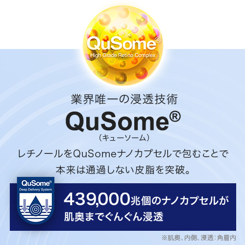 QuSomeレチノA | スキンケア化粧品・サイエンスコスメのビーグレン（b