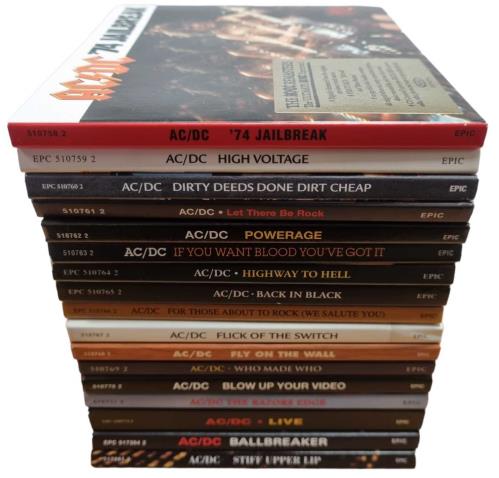 AC/DC The AC/DC Remasters - 17 Albums UK CD album (CDLP) (484650)