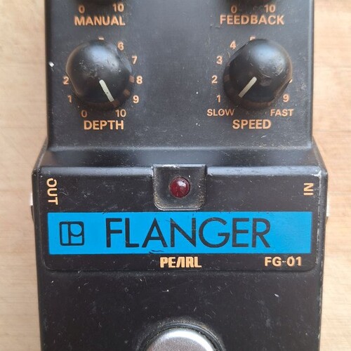 ビンテージ】PEARL FG-01 フランジャー used】Pearl / FLANGER FG-01