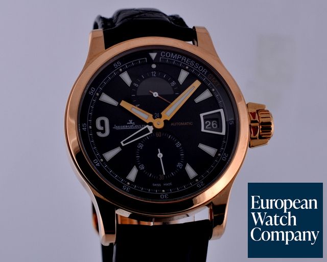 16729) Jaeger LeCoultre Master Compressor GMT 18K Rose Gold 41.5MM