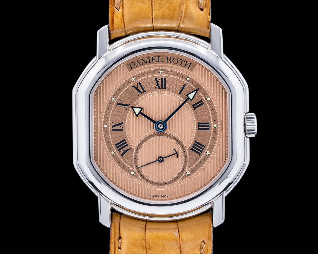 47806) Daniel Roth Small Seconds SS / Salmon Dial Circa 2000