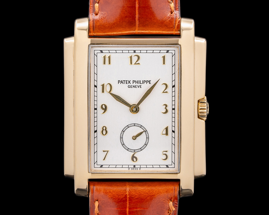 57609) Patek Philippe Gondolo 5024J 18K Yellow Gold White Dial