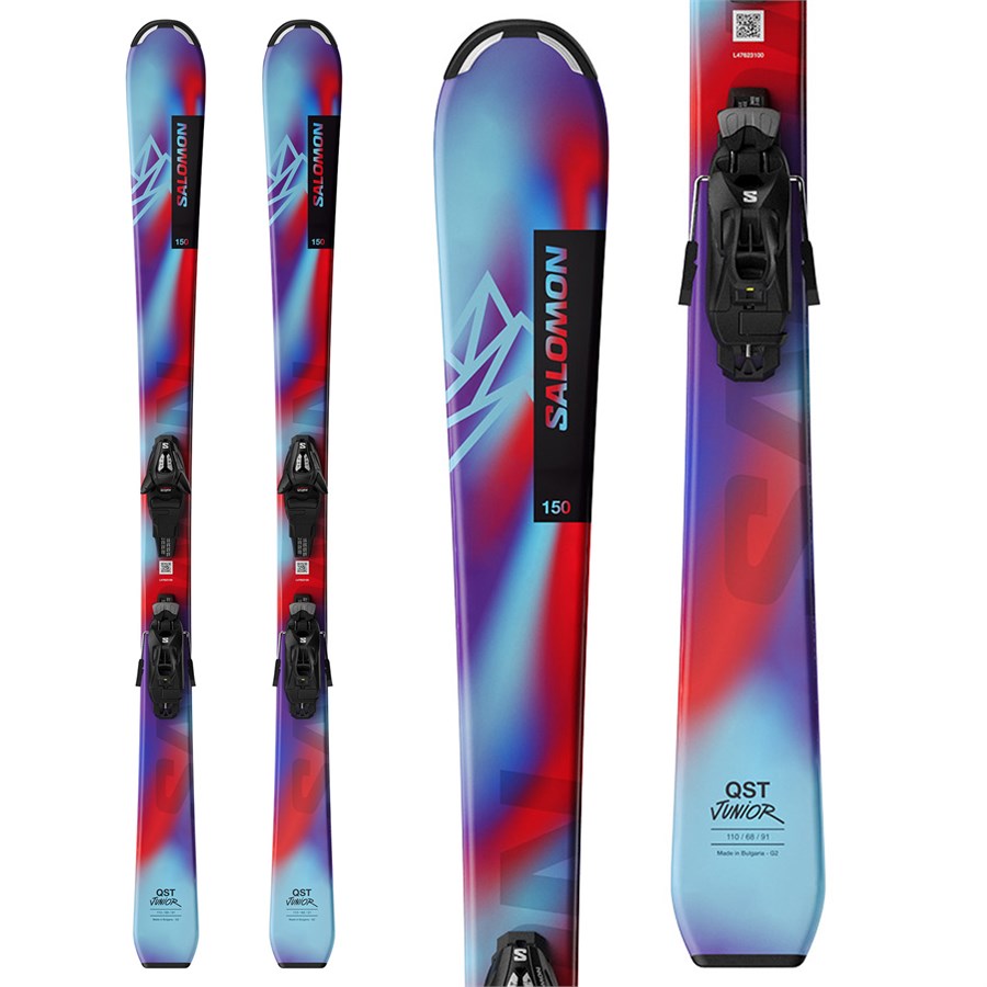 Salomon QST Jr S Skis + C5 GW Bindings - Kids' 2026 | evo
