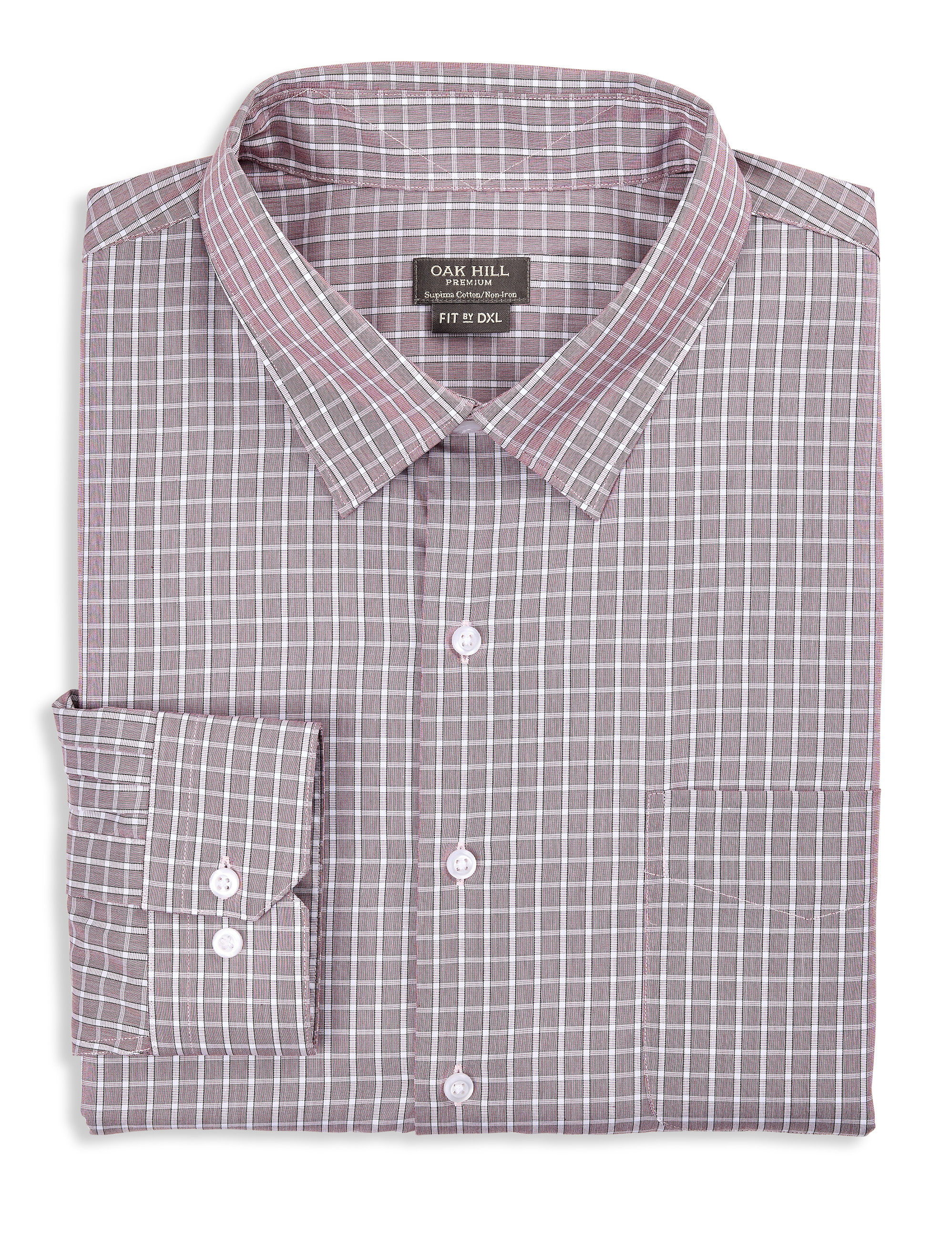 Big + Tall | Oak Hill Premium Check Dress Shirt | DXL