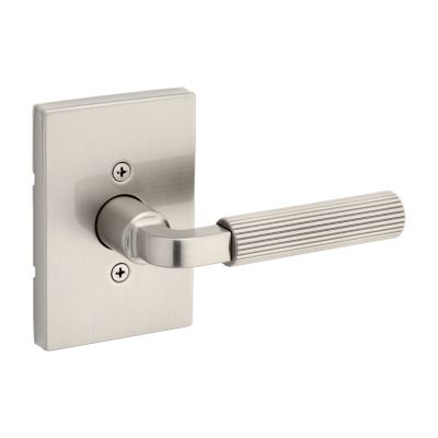 Satin Nickel Prava Lever (Rectangle) - Pull Only | Kwikset