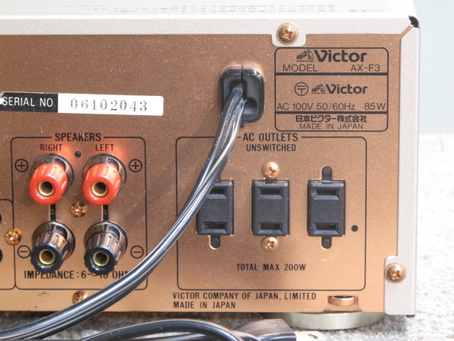AX-F3 Victor - 中古オーディオ 高価買取・販売 ハイファイ堂