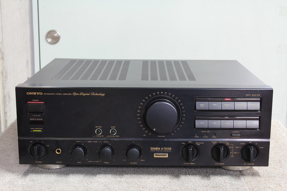 ONKYO A-701XG 整備済 ガリなし 動作品 プリメインアンプ ONKYO A