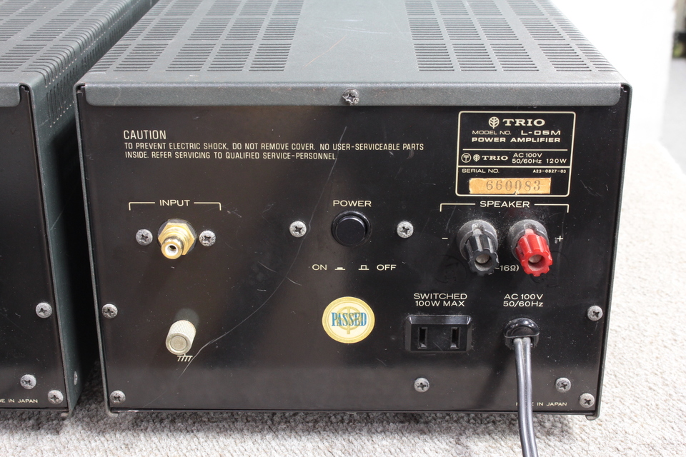 L-05M TRIO - 中古オーディオ 高価買取・販売 ハイファイ堂