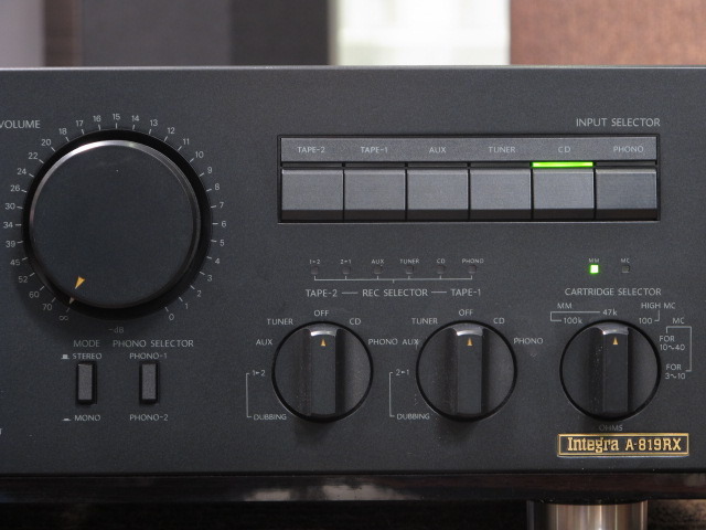 Integra A-819RX ONKYO - 中古オーディオ 高価買取・販売 ハイファイ堂